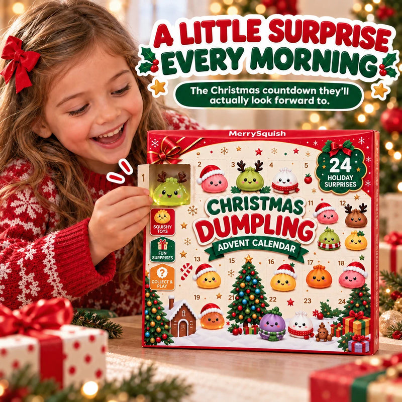 Julsnedräkning Dumpling Squishy Adventskalender